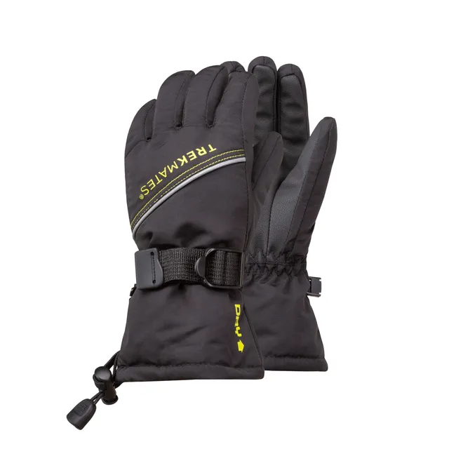 Trekmates Mogul DRY guanti bimbo neri impermeabili