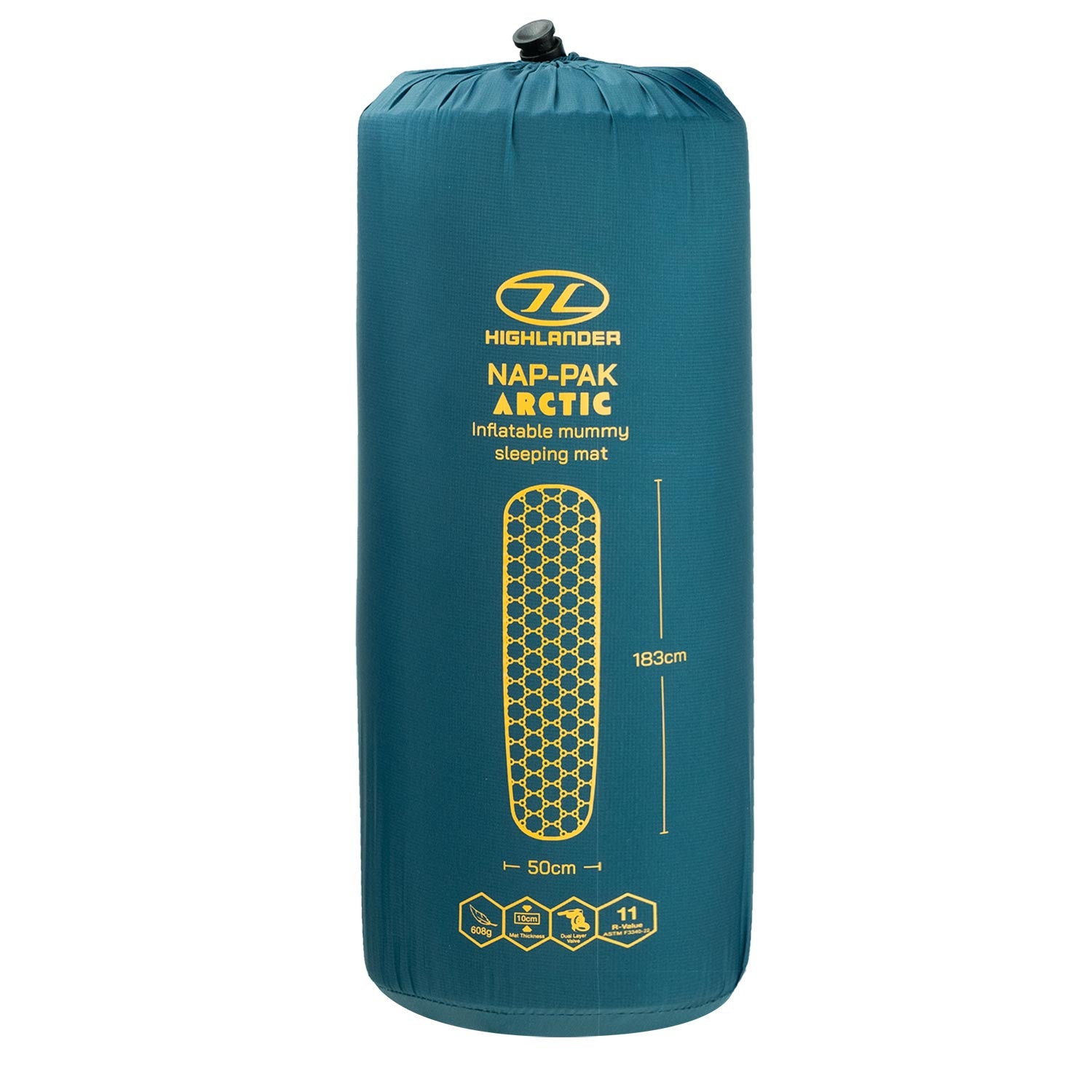 Highlander Nap-Pak Arctic R11 Mummy Lite materassino 600 g