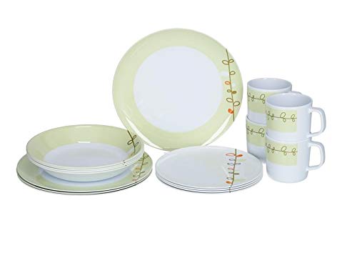 Brunner Esprit Set Stoviglie Melamina 16 Pezzi infrangibile