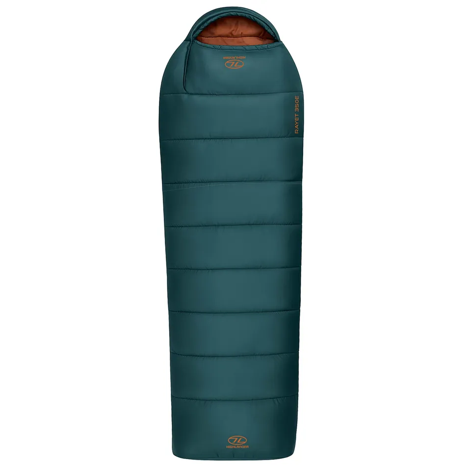 Highlander Rayet 350 sacco a pelo 3 stagioni verde