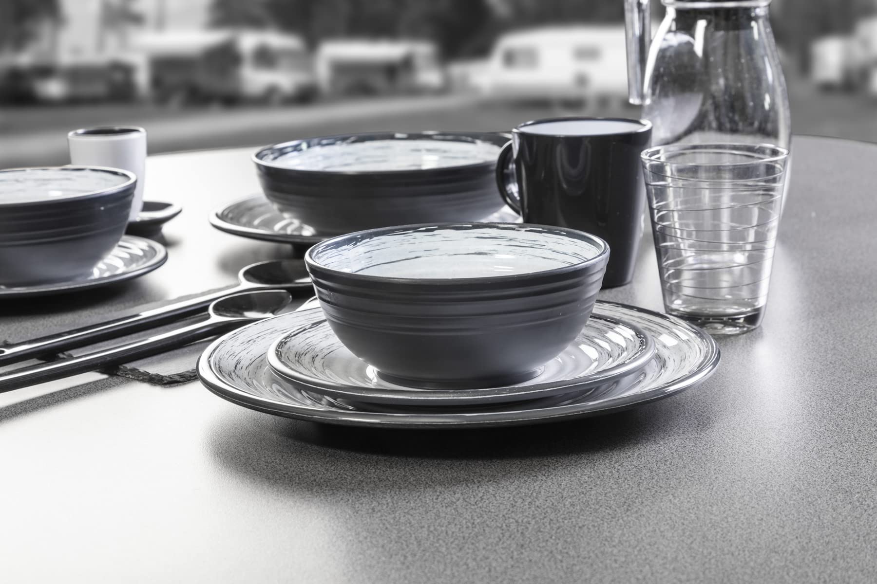 Brunner All Inclusive VIP set stoviglie melamina 40 pezzi Granada