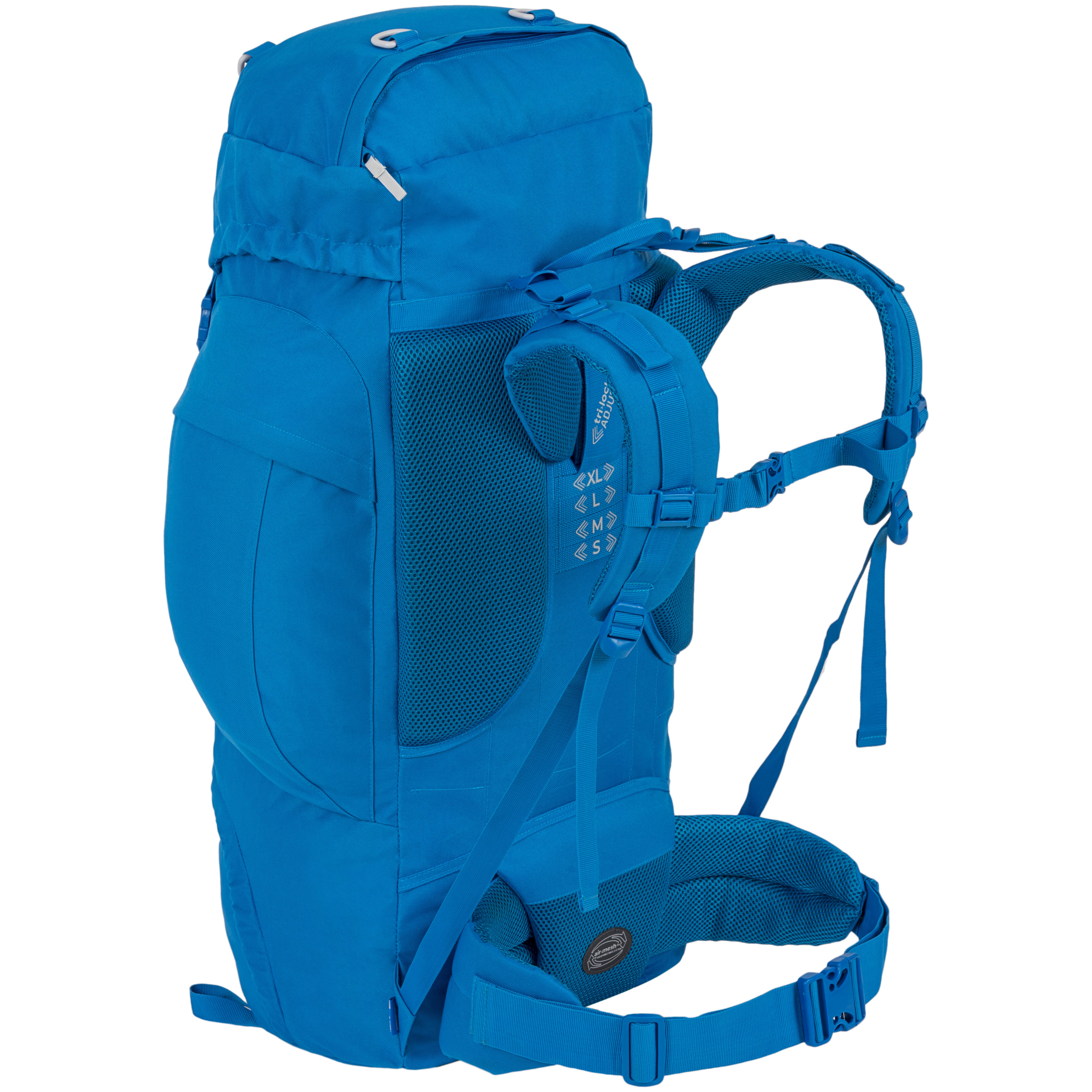Highlander Rambler zaino trekking 88L blu schienale regolabile