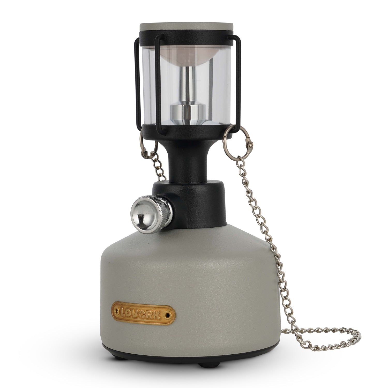 Lovork Mistral lanterna LED nera 50 ore soffio
