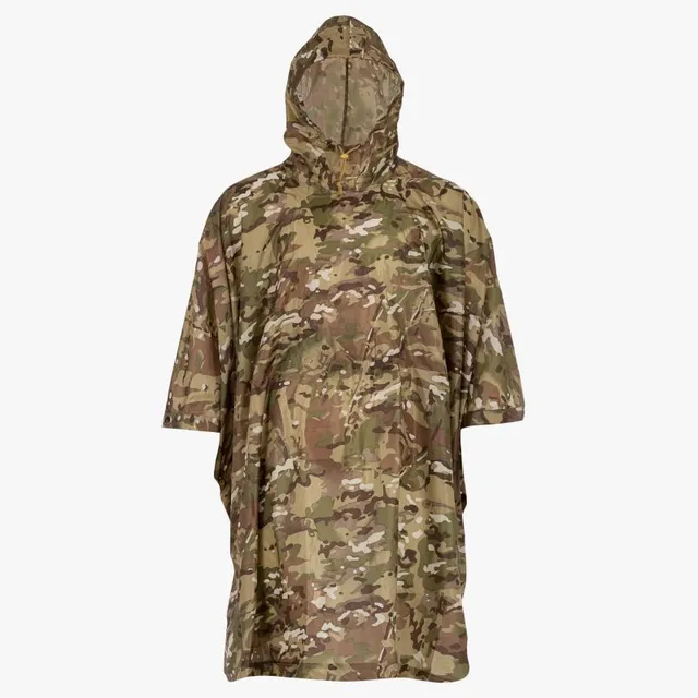 Highlander Adventure Poncho HMTC con cappuccio shelter