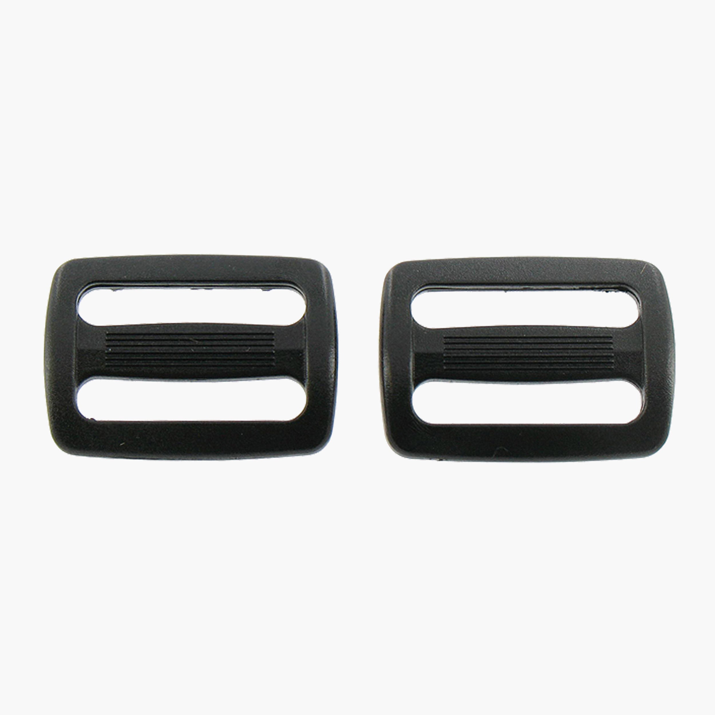 Highlander Survival Slip Lock 25 mm fibbia zaino nera ABS