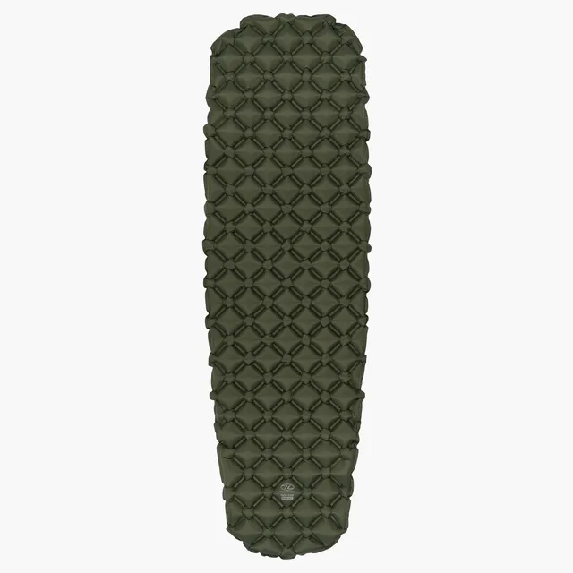 Highlander Nap Pak materassino gonfiabile 4 stagioni verde