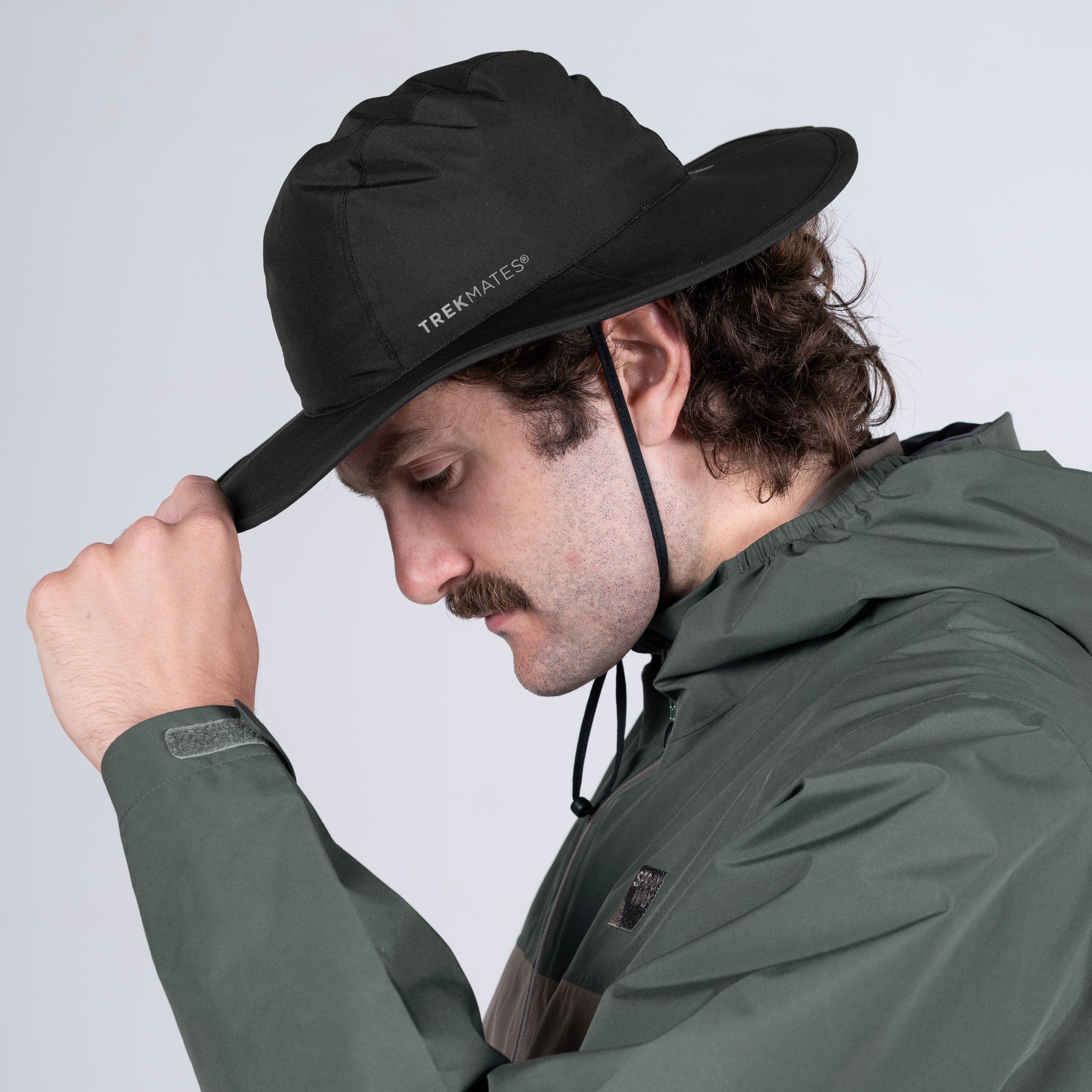 Trekmates Crookstone GTX cappello impermeabile nero Gore-Tex