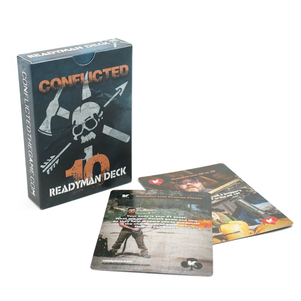 Readyman Conflicted mazzo carte gioco sopravvivenza