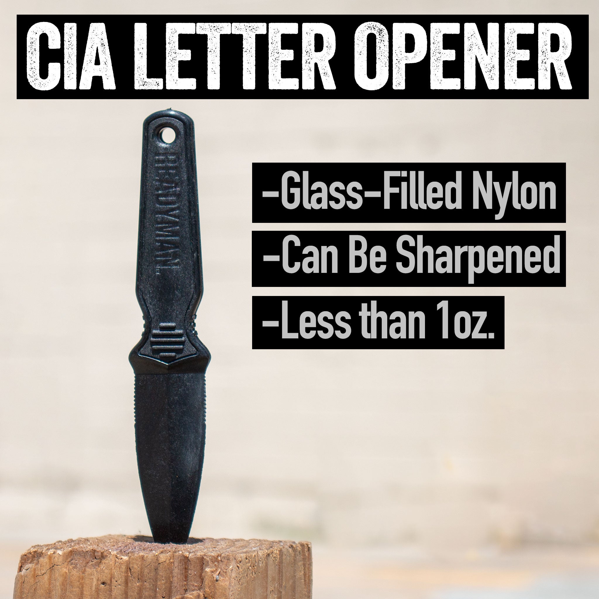 Readyman CIA Apricarte Nylon Vetro Leggero Affilabile