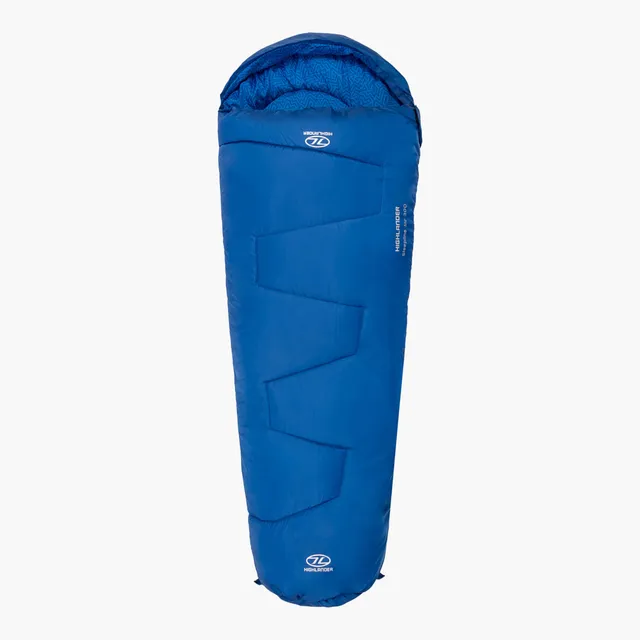 Highlander Sleepline 300 sacco a pelo bambino mummia blu