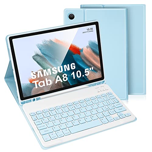 LAMA custodia tastiera Galaxy Tab A8 10,5 blu