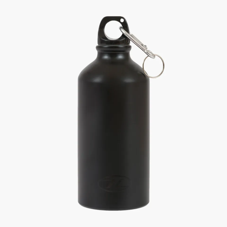 Highlander Aluminium Bottle borraccia alluminio 500ml nera