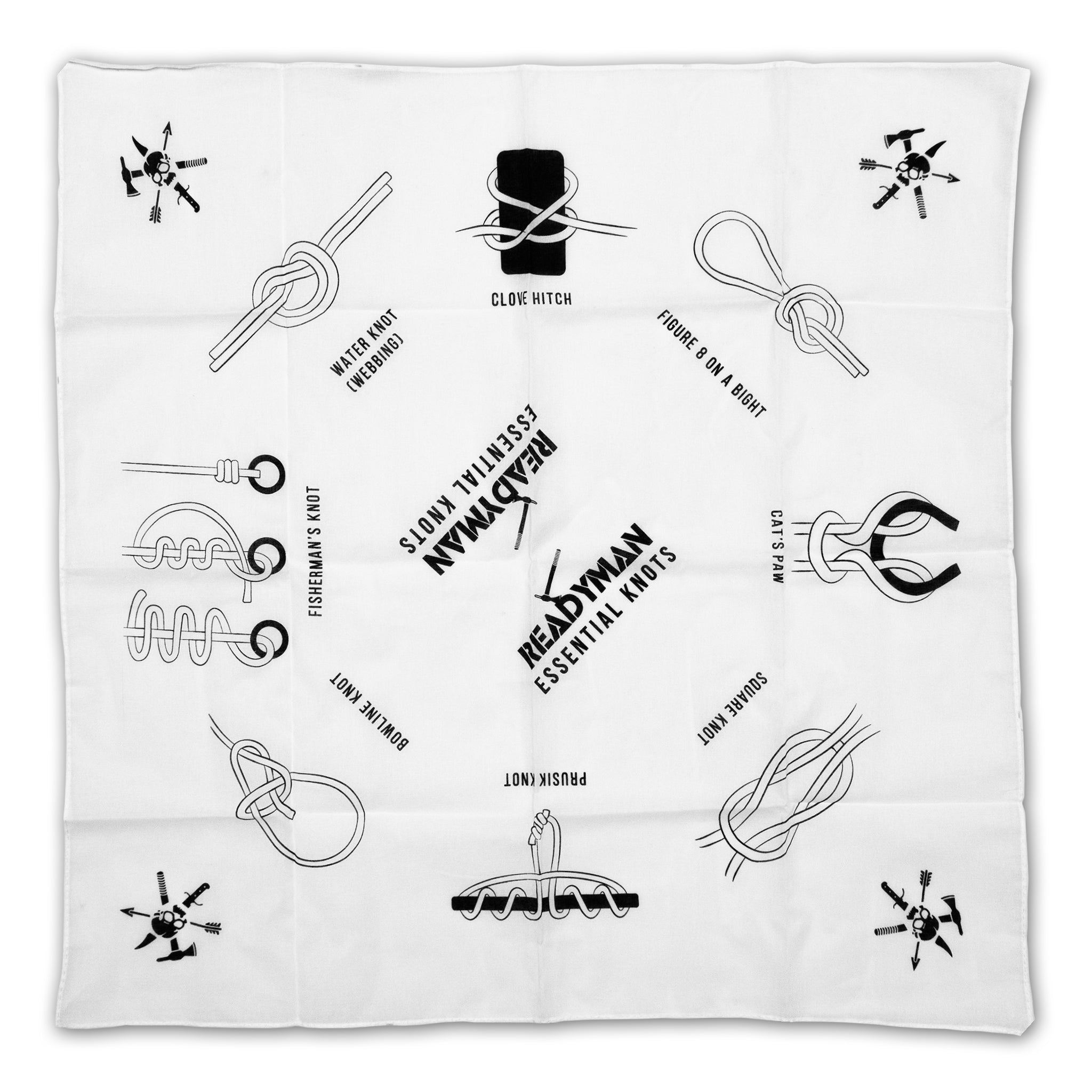 Readyman Essential Knots Bandana nodi 54x54 cm