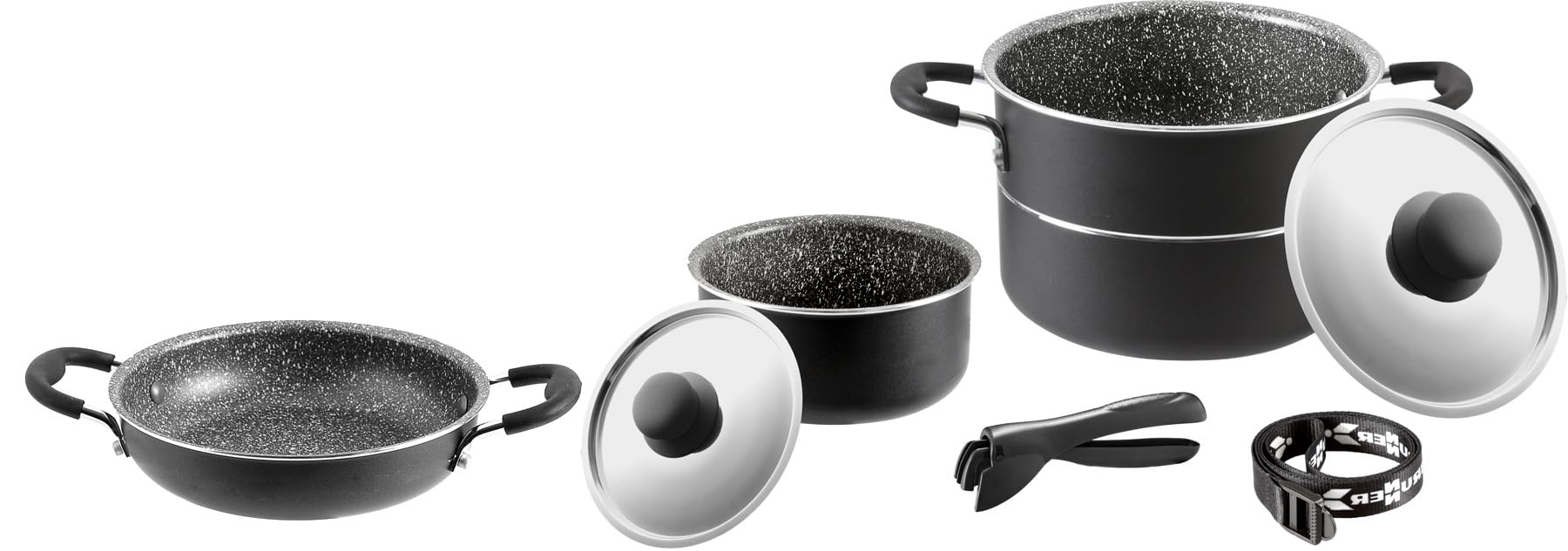 Brunner Pirate set pentole 6+1 alluminio Ø18 cm antiaderente