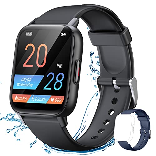 LAMA Touch 1,7 smartwatch fitness nero-blu cardio IP67