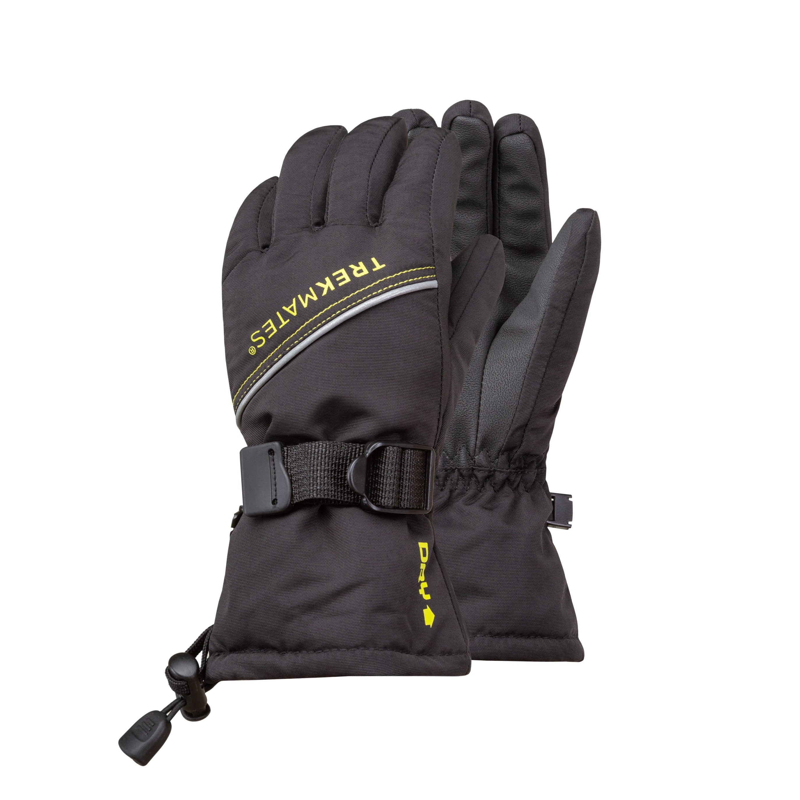 Trekmates Mogul DRY guanti bimbo neri impermeabili