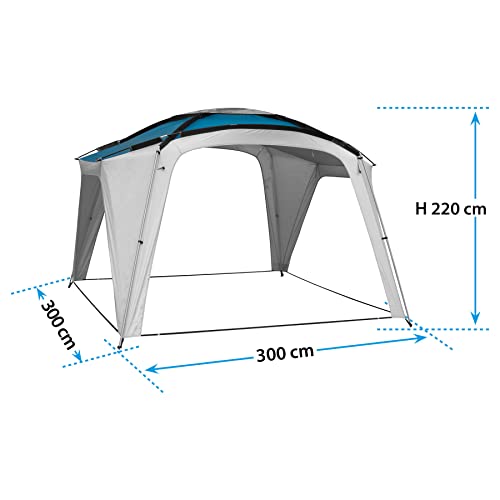 Brunner Oceana gazebo esterno 300x300 bianco blu