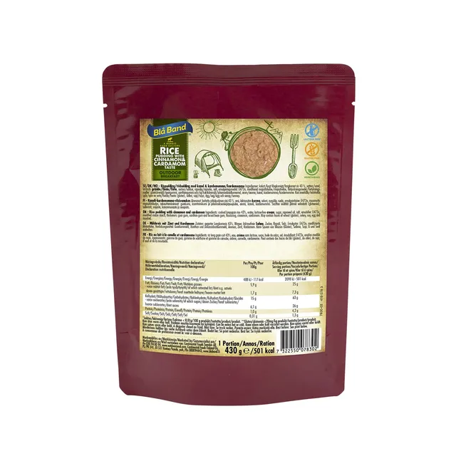 Blå Band Rice Pudding Cannella pasto pronto 430g energetico