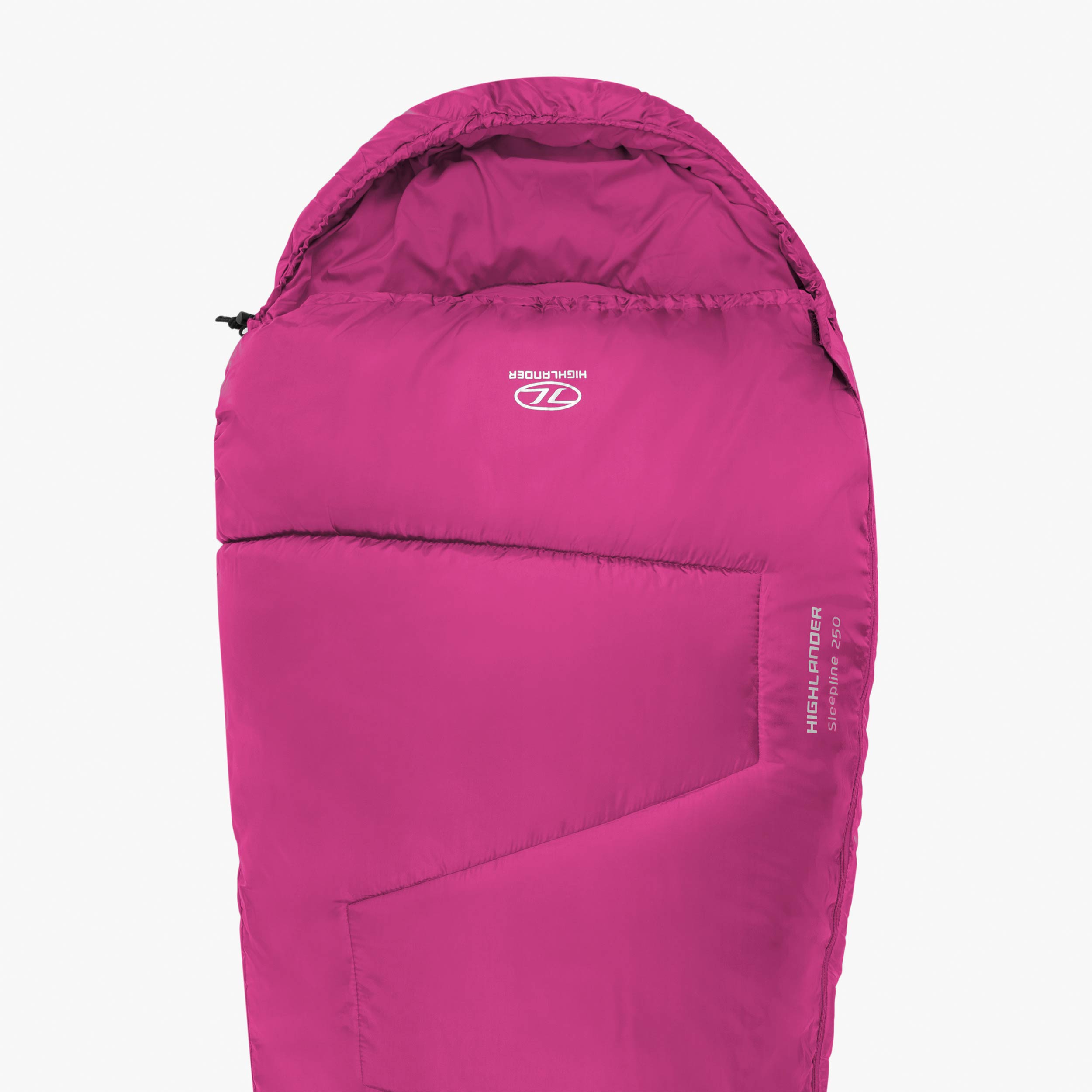 Highlander Sleepline 250 sacco a pelo mummia grigio 2 stagioni