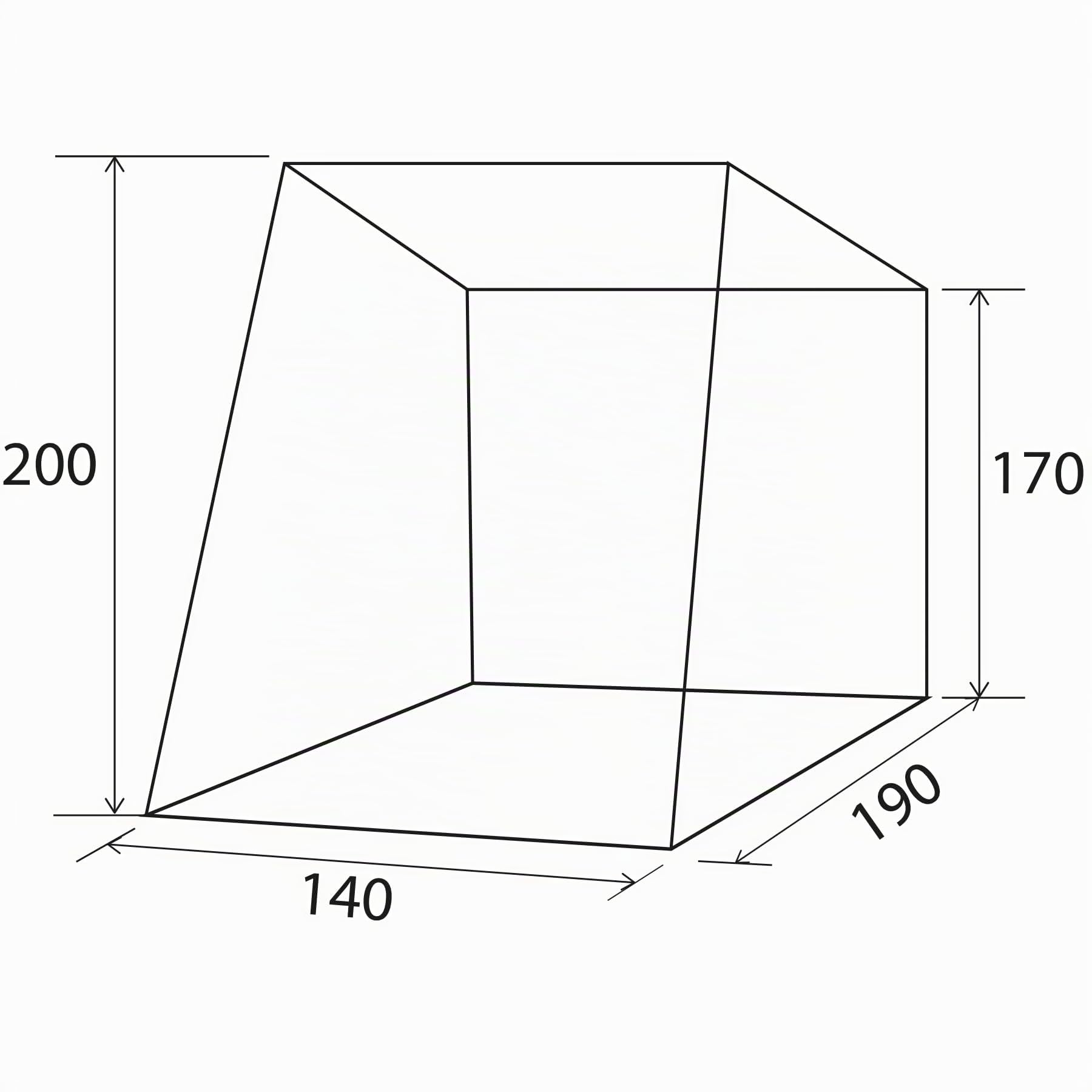 Brunner Pilote Caddy 5 tenda posteriore VW Caddy 5 Oxford 150D
