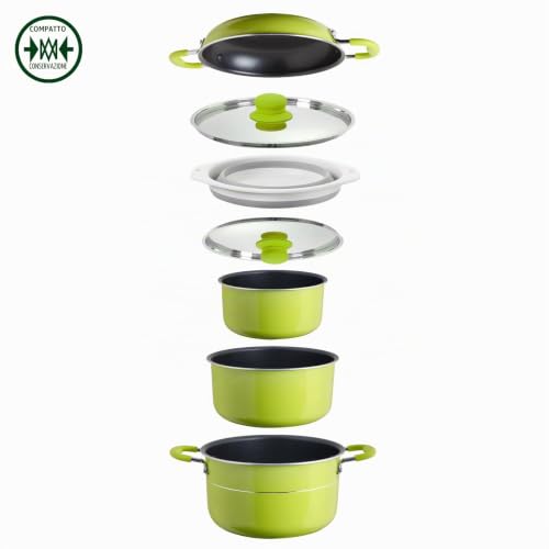 Brunner Juniper NG 8+1 set pentole campeggio 24 cm