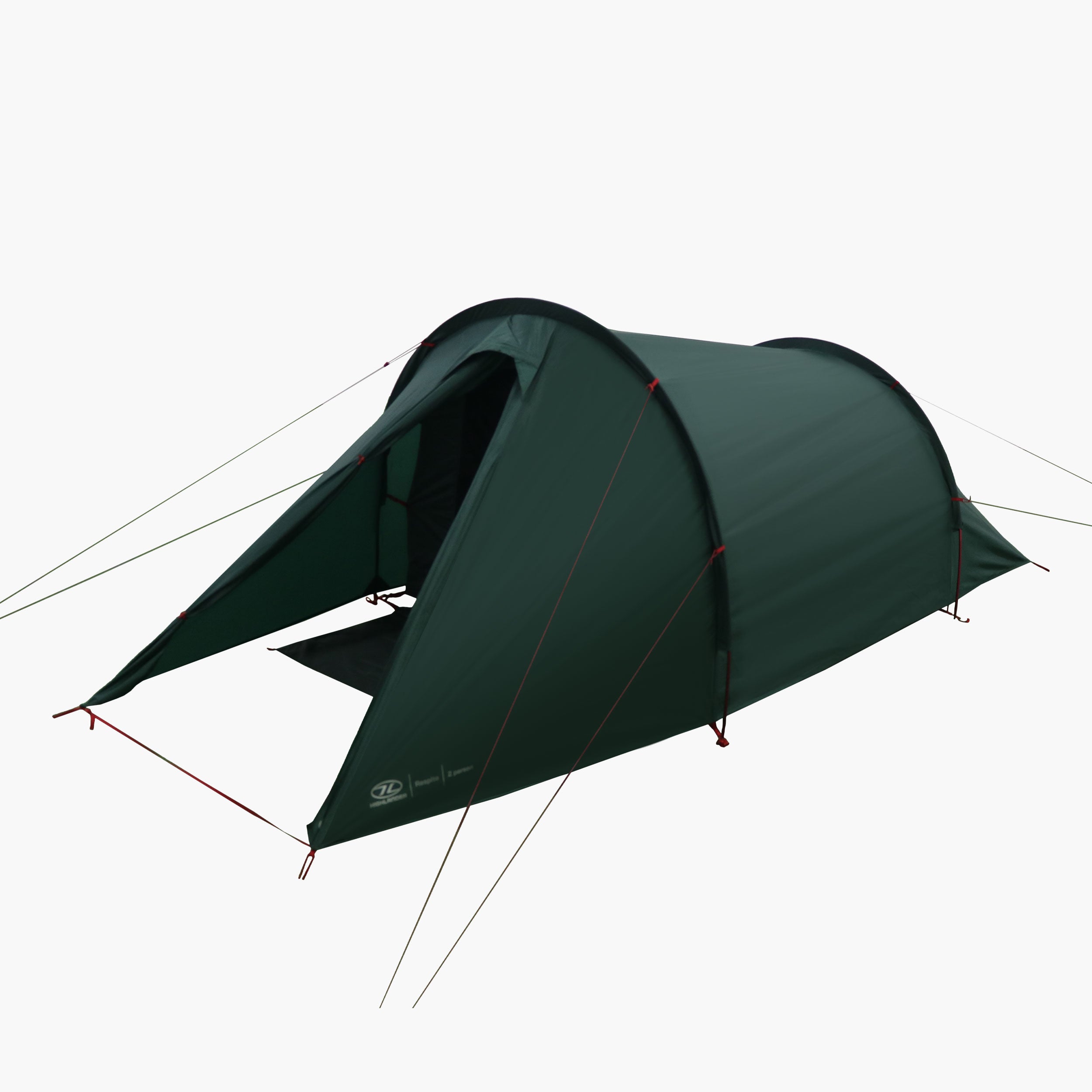 Highlander Respite 2 tenda tunnel 2 persone verde pino
