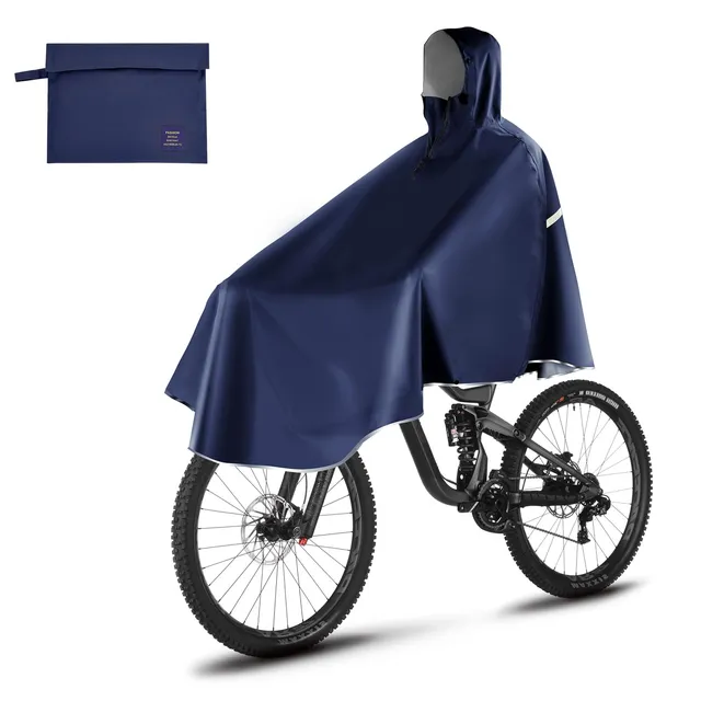 LAMA Poncho bici poncho antipioggia con cappuccio taglia unica