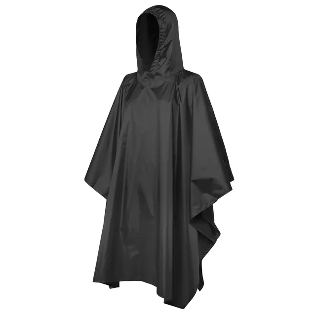TREKMATES Tour Poncho antipioggia Black leggero