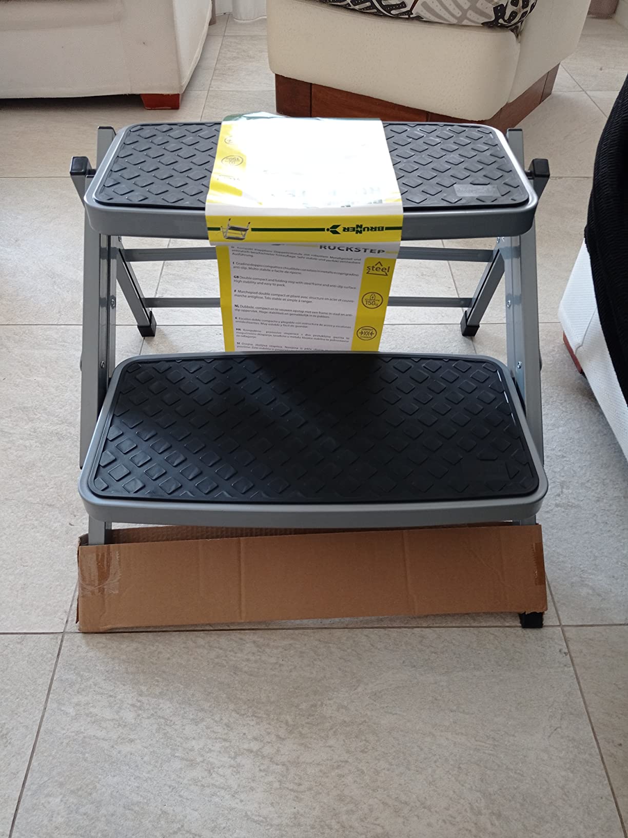 Brunner 72251 Gradino Doppio Camper Antiscivolo