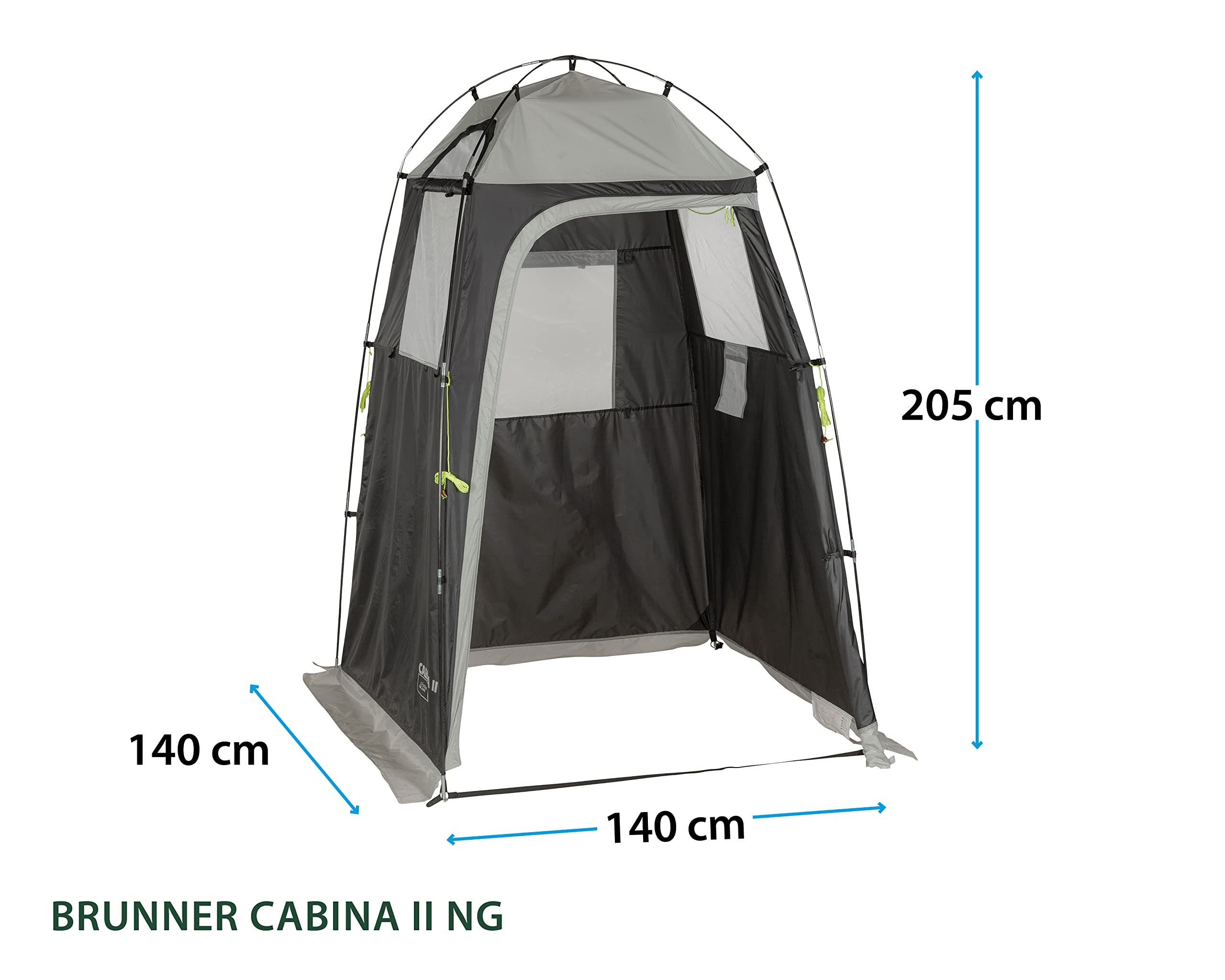Brunner Cabina II NG tenda doccia 140x140 anti UV