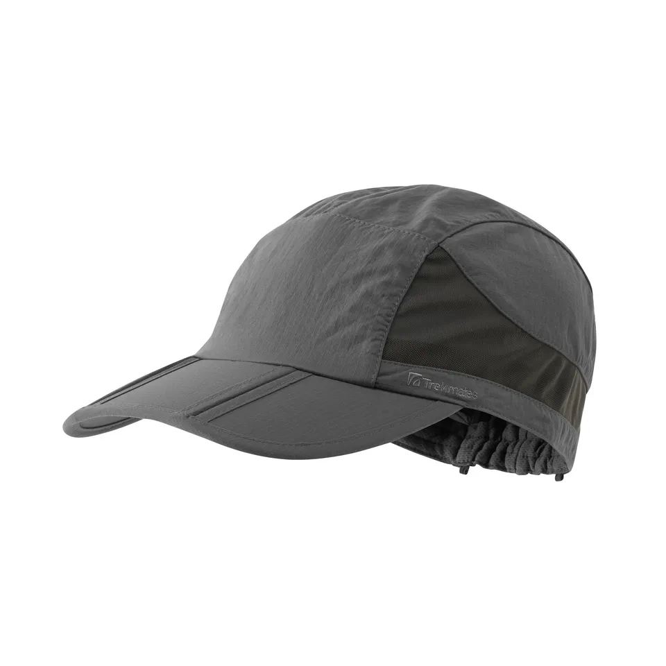Trekmates Flare cappellino blu S/M UPF 40+