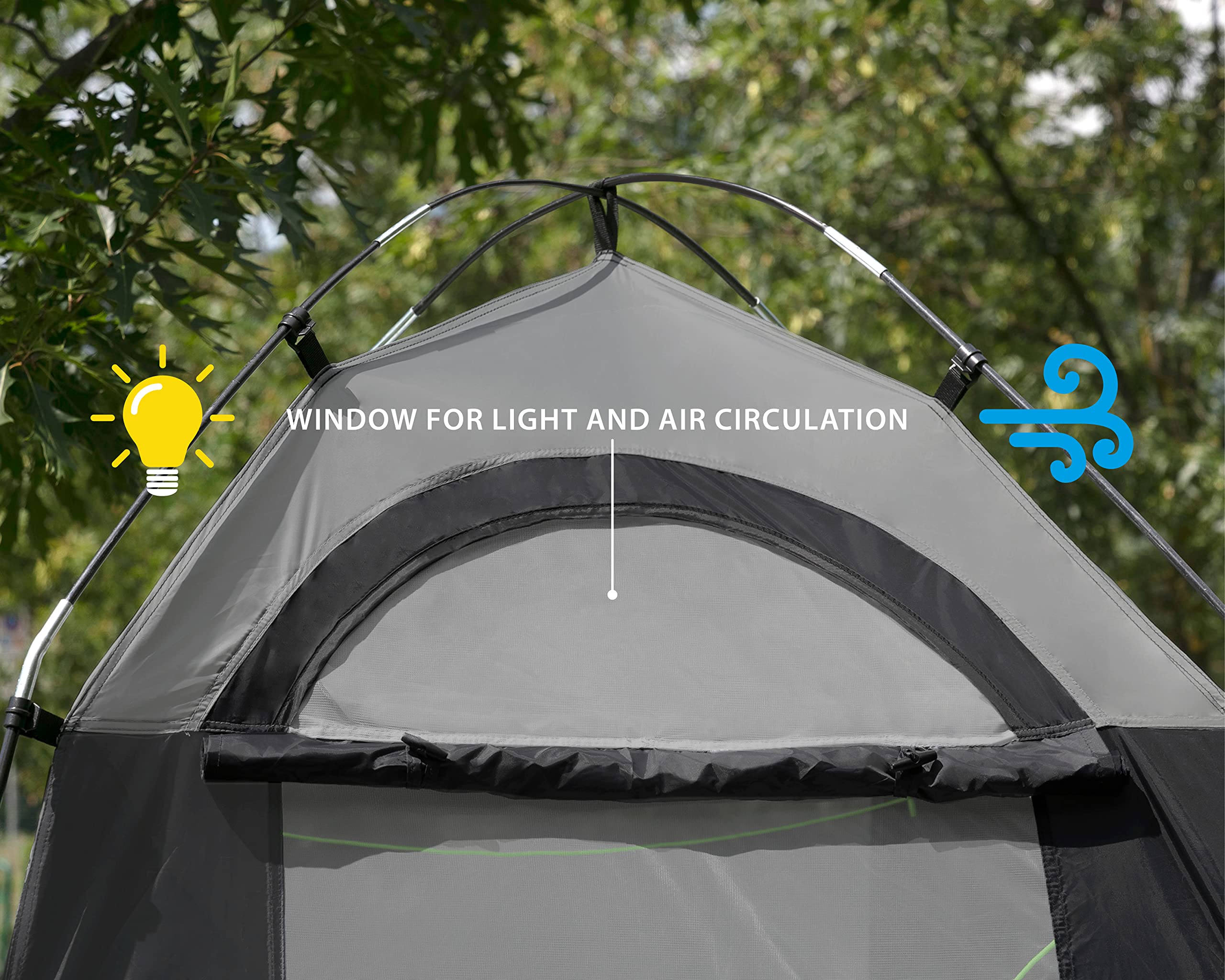 Brunner Cabina II NG tenda doccia 140x140 anti UV