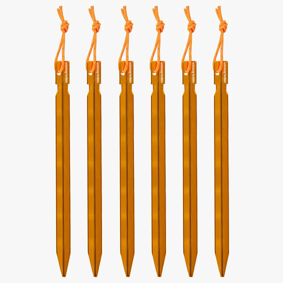 Highlander Survival Arrow picchetti alluminio 18 cm 6 pz
