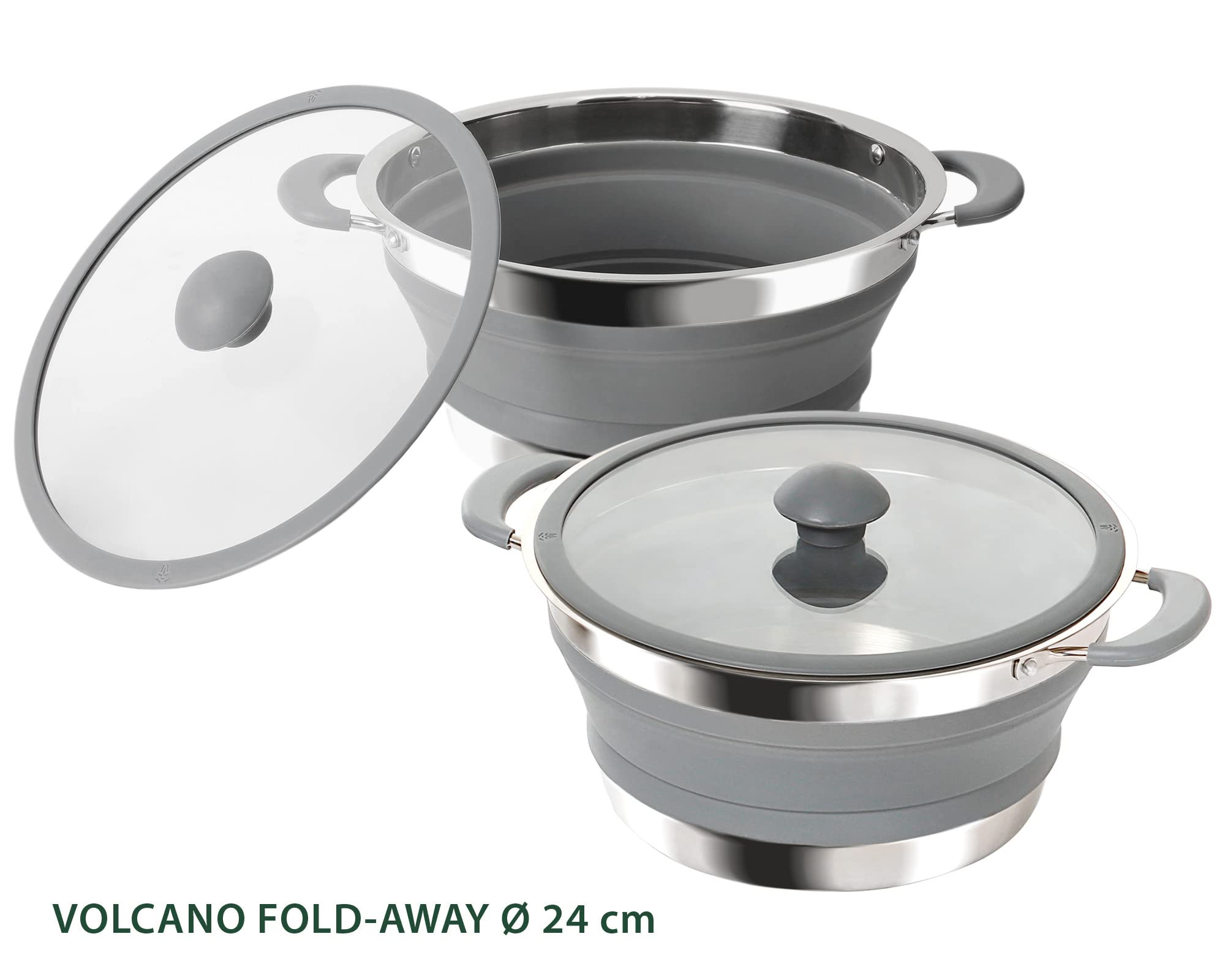 Brunner Volcano Fold-Away pentola pieghevole 24 cm