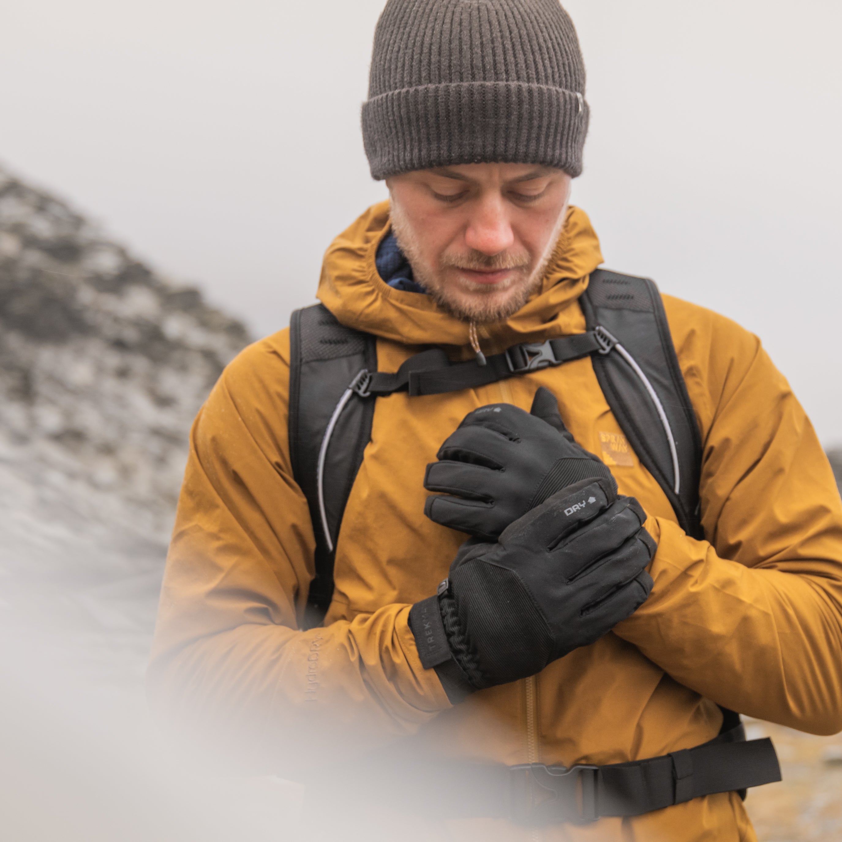 Trekmates Taktil Dry Guanti Impermeabili Neri