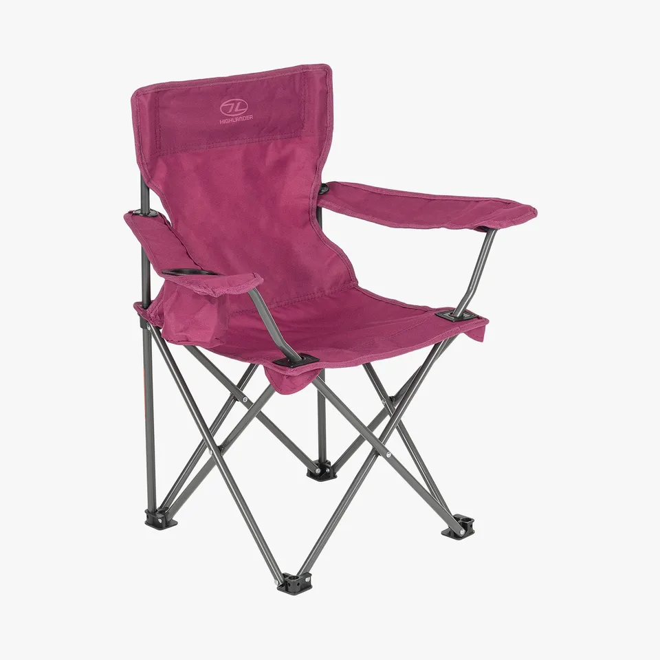 Highlander Survival Kelburn sedia campeggio bimbi berry