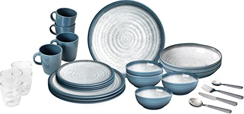 Brunner All Inclusive VIP set stoviglie melamina 40 pezzi Tuscany