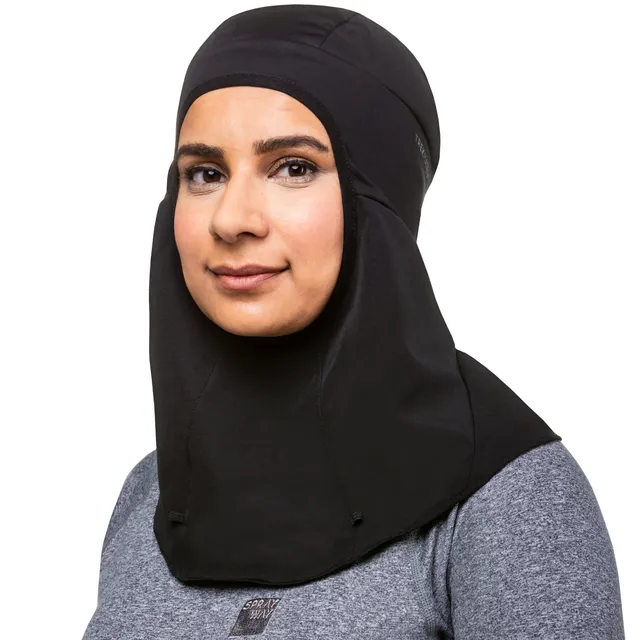 Trekmates Haya Hijab hijab nero impermeabile softshell