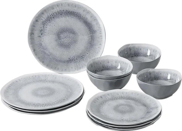 Brunner Midday Pearl 0830148N.C5X set piatti melamina 12 pezzi