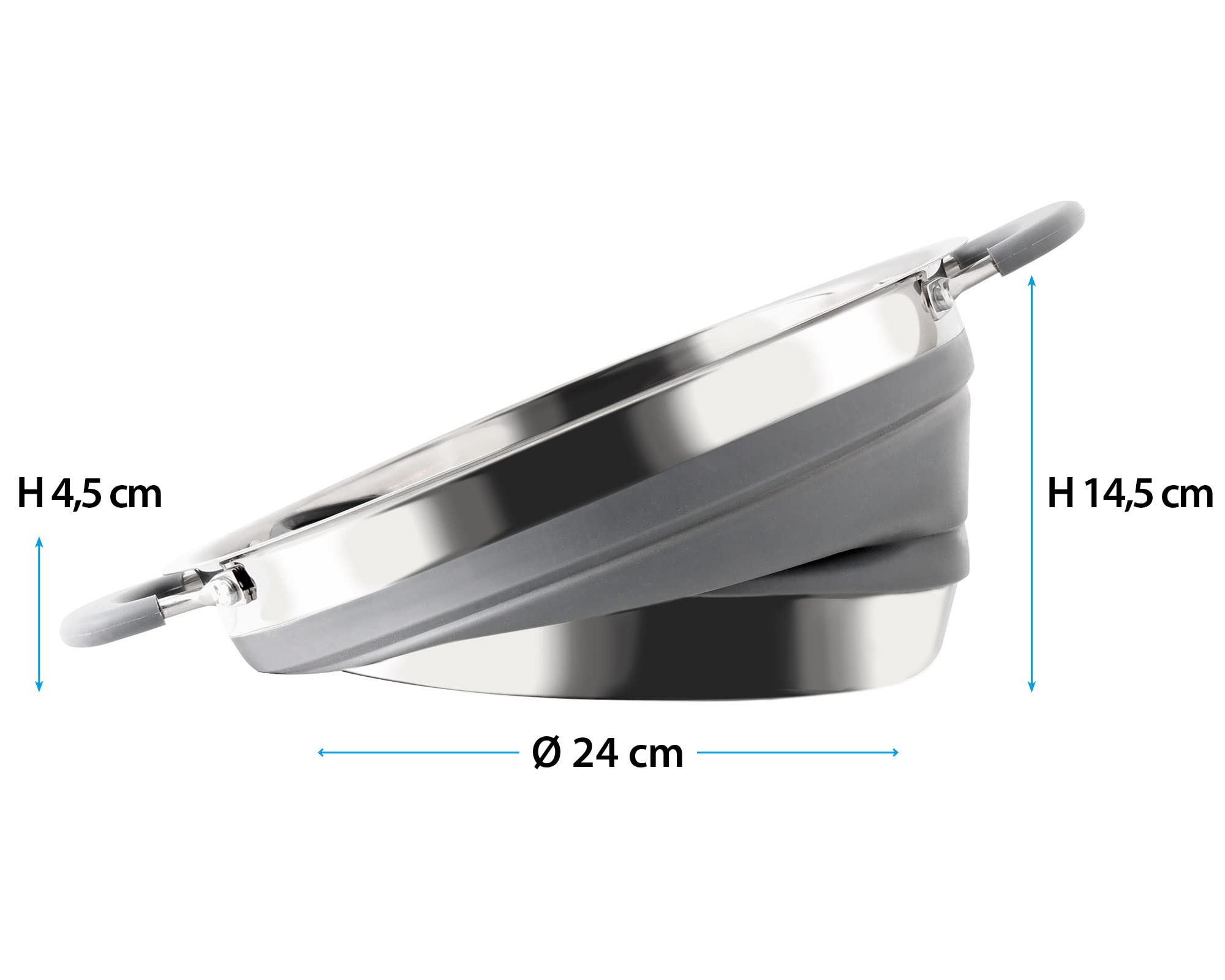 Brunner Volcano Fold-Away pentola pieghevole 24 cm
