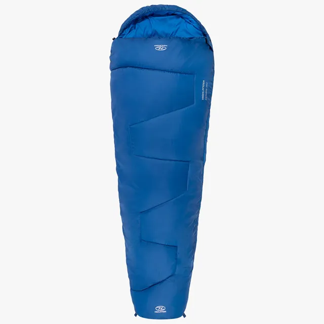 Highlander Sleepline 250 sacco a pelo mummia grigio 2 stagioni