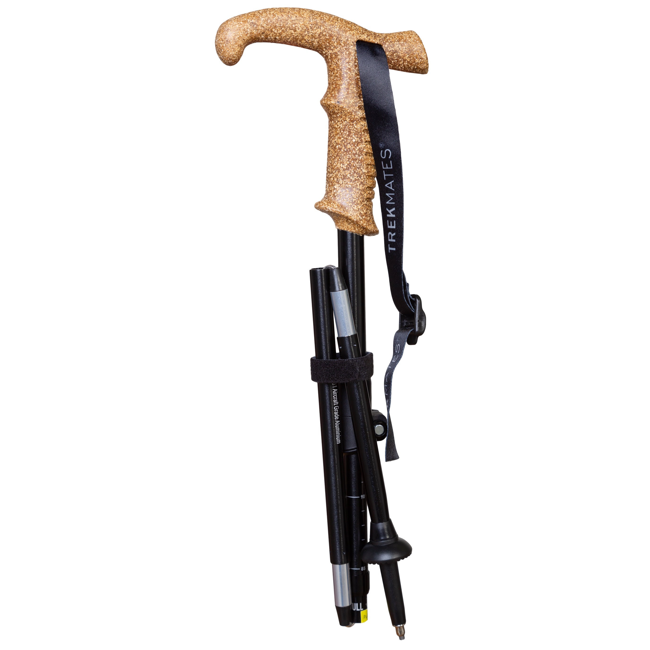 Trekmates Wanderer Fold Pole bastone trekking nero pieghevole