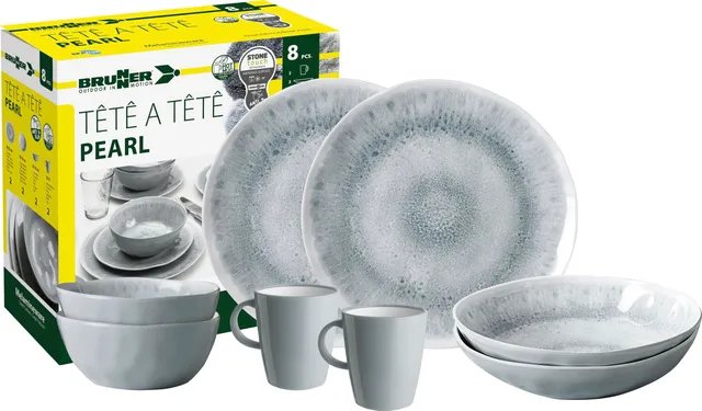 Brunner Pearl 0830143N.C5X set stoviglie 8 pezzi antiscivolo