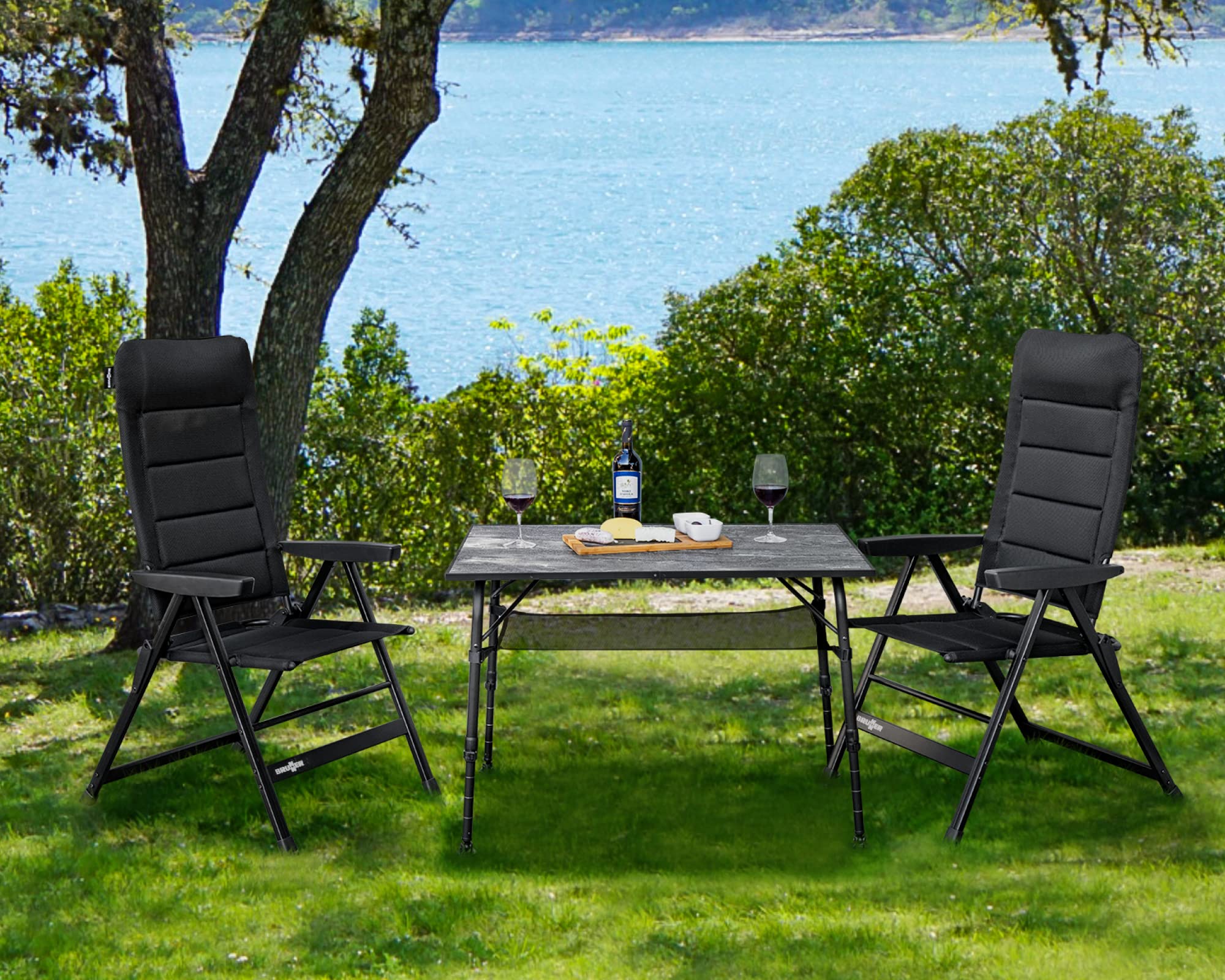 Brunner Skye 3D Sedia Campeggio Nera Poliestere
