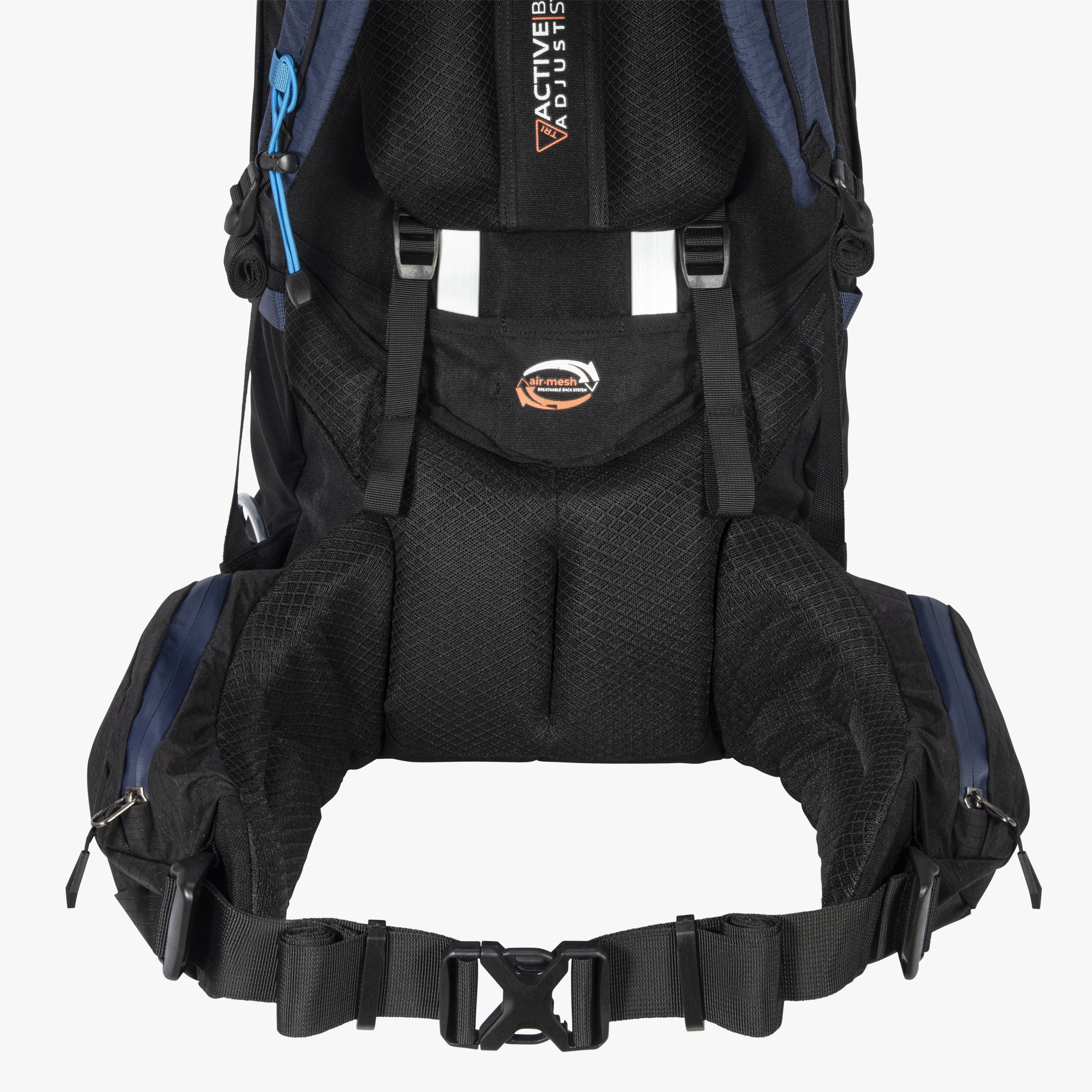 Highlander Novar zaino trekking 60+5L blu navy
