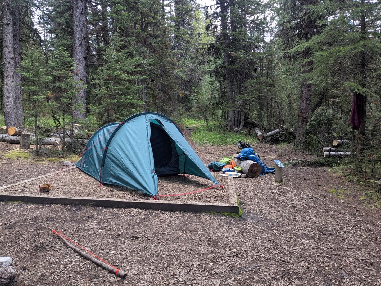 Highlander Respite 2 Extended tenda tunnel 2 persone verde