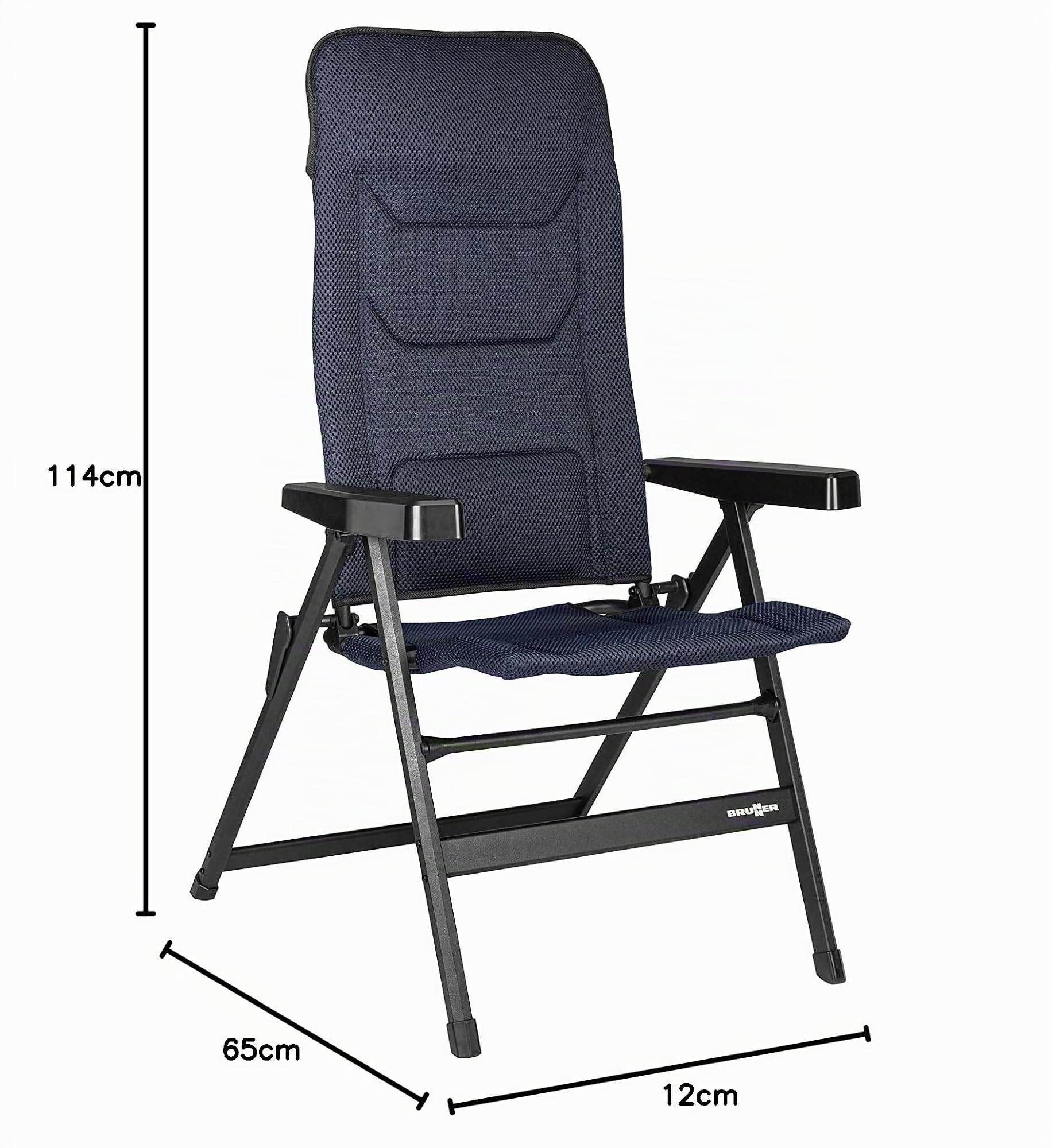 Brunner Rebel Pro Medium sedia campeggio alluminio 150 kg