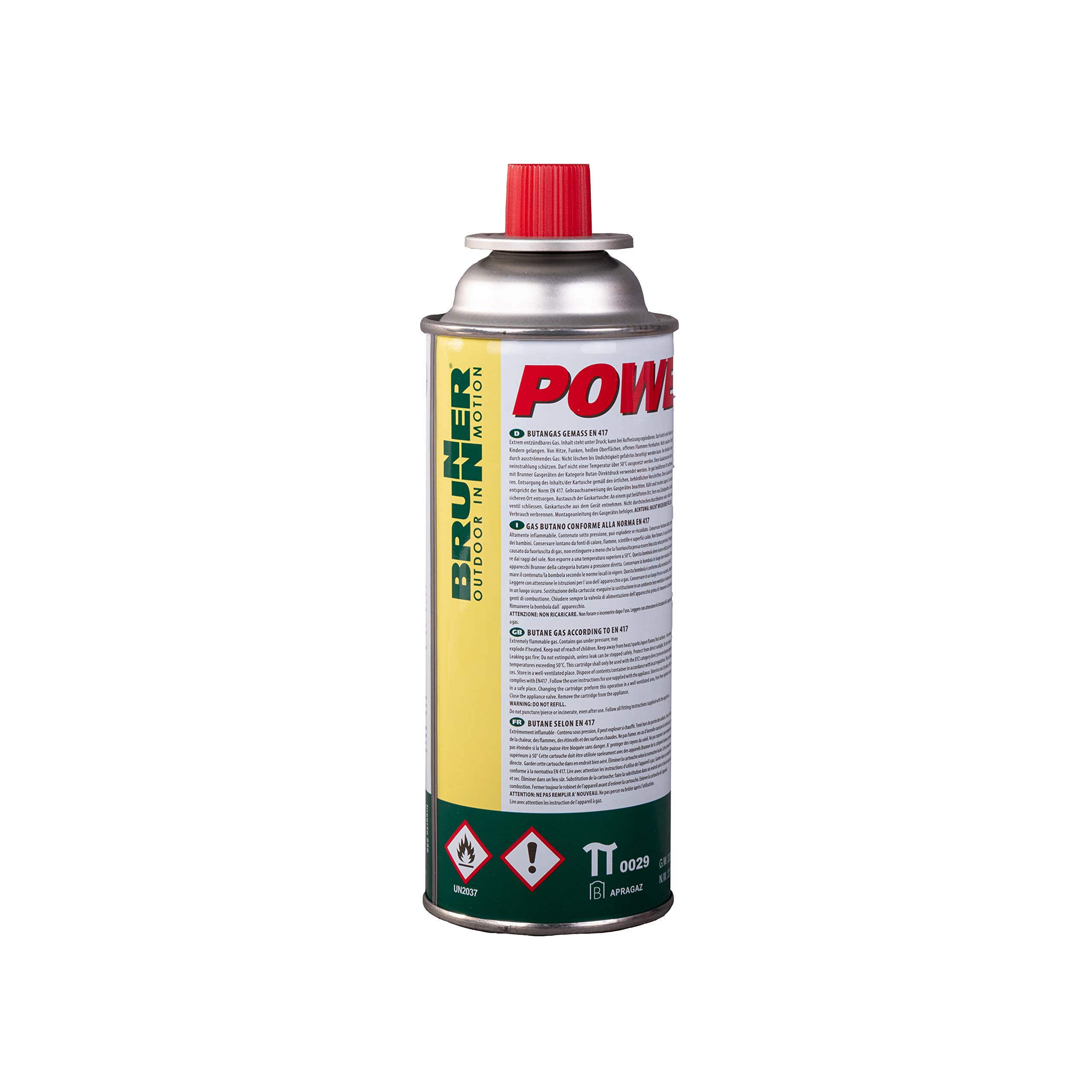 Brunner Bombola Gas originale per fornello campeggio