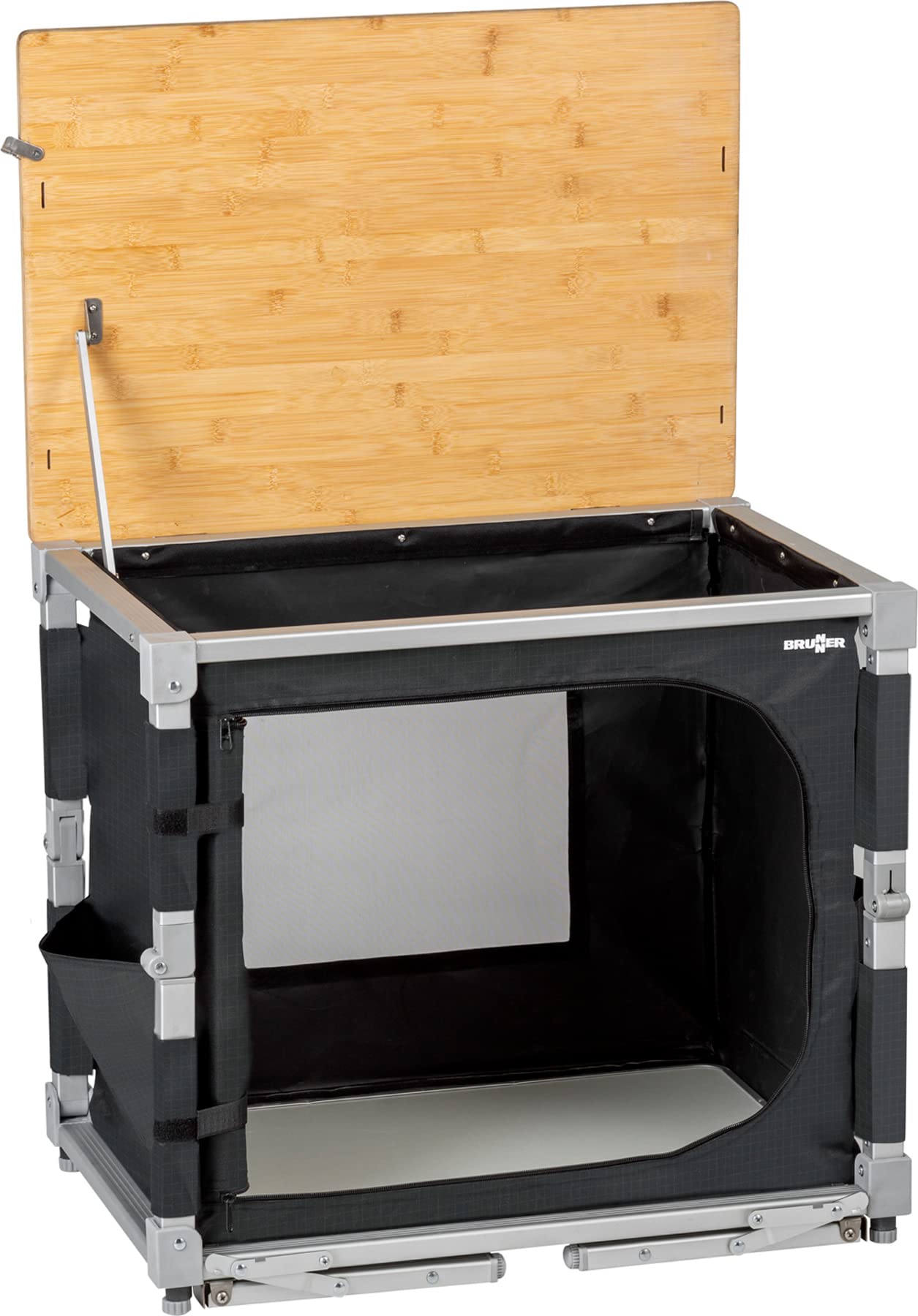 Brunner Azabache Cube Mobile Cucina Campeggio Bambù Salvaspazio