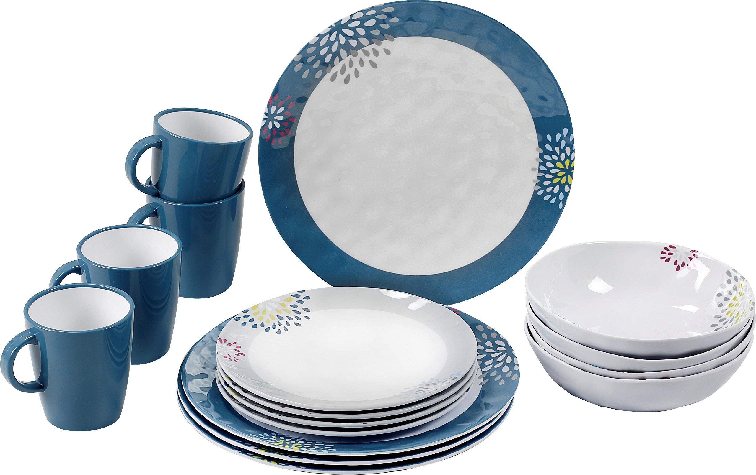 Brunner Granyte Lunch Box set melamina 16 pezzi antiscivolo